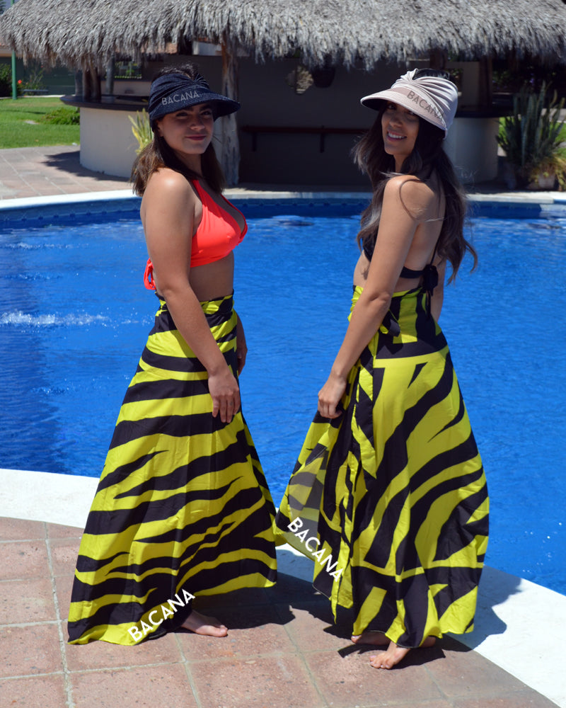 Falda Zebra Amarilla