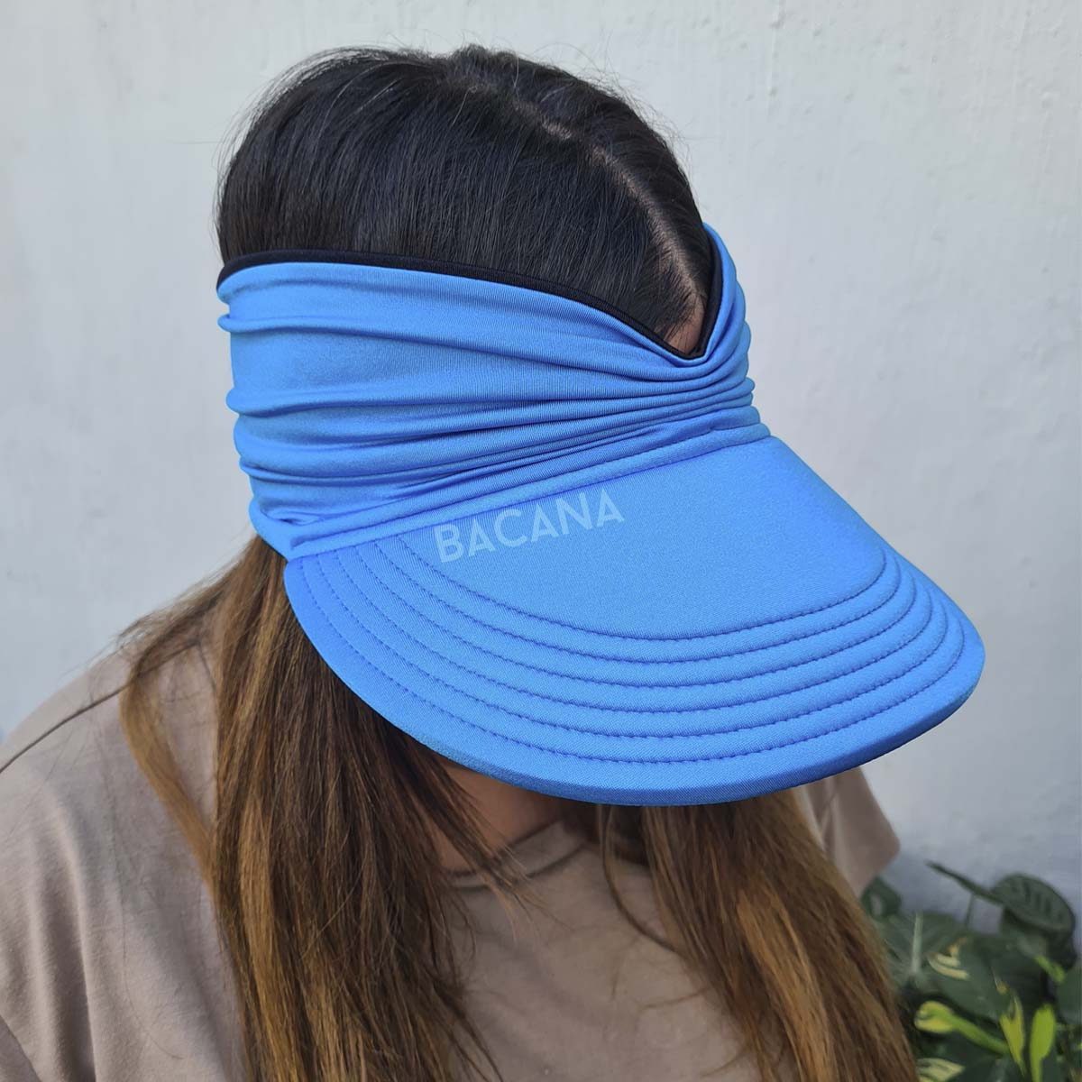 Visera Brasileña Bacana Azul Eléctrico