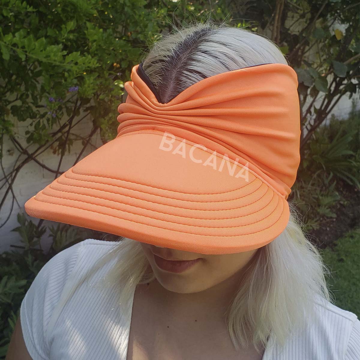 Visera Brasileña Bacana Naranja Neón